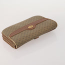 GUCCI GG Supreme Clutch Bag PVC 2 Set Beige Auth 182208-5