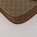GUCCI GG Supreme Clutch Bag PVC 2 Set Beige Auth 182208-7