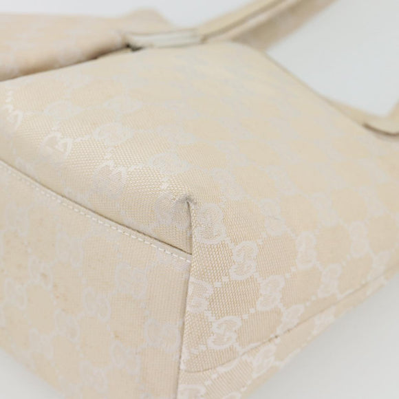 GUCCI GG Canvas Tote Bag Ivory 002 1076 2684 Auth 182212