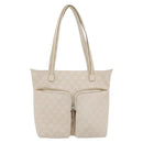 GUCCI GG Canvas Tote Bag Ivory 002 1076 2684 Auth 182212-13
