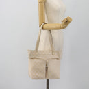 GUCCI GG Canvas Tote Bag Ivory 002 1076 2684 Auth 182212-23