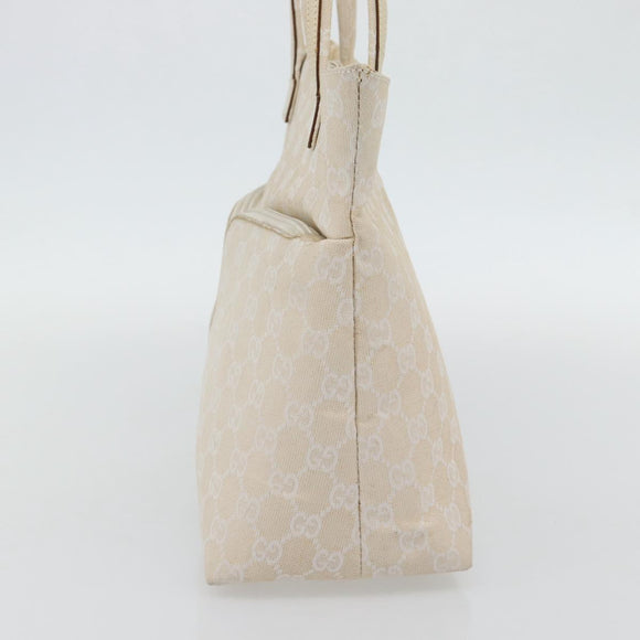 GUCCI GG Canvas Tote Bag Ivory 002 1076 2684 Auth 182212
