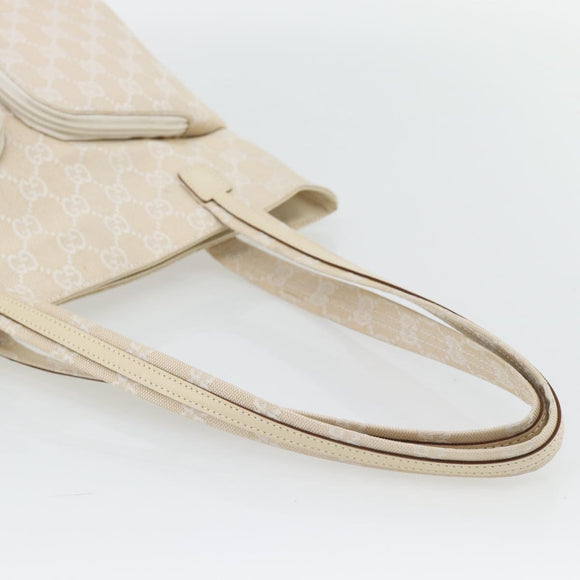 GUCCI GG Canvas Tote Bag Ivory 002 1076 2684 Auth 182212