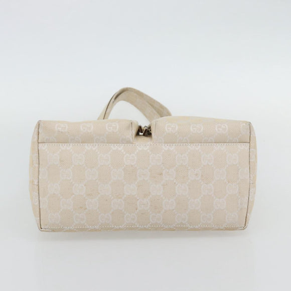 GUCCI GG Canvas Tote Bag Ivory 002 1076 2684 Auth 182212
