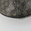 GUCCI GG Crystal Schoudertas Gecoat Canvas Zwart Goud 181092 Auth 182213-16