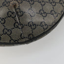 GUCCI GG Crystal Schoudertas Gecoat Canvas Zwart Goud 181092 Auth 182213-17