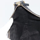 GUCCI GG Crystal Schoudertas Gecoat Canvas Zwart Goud 181092 Auth 182213-21