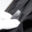 GUCCI GG Crystal Schoudertas Gecoat Canvas Zwart Goud 181092 Auth 182213-12