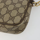 GUCCI GG Supreme Shoulder Bag PVC Beige Gold 119 02 068 Auth 182214-12
