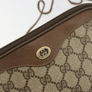 GUCCI GG Supreme Shoulder Bag PVC Beige Gold 119 02 068 Auth 182214-14