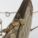 GUCCI GG Supreme Shoulder Bag PVC Beige Gold 119 02 068 Auth 182214-15