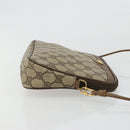 GUCCI GG Supreme Shoulder Bag PVC Beige Gold 119 02 068 Auth 182214-4