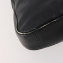 GUCCI Bamboo Shoulder Bag Leather 2way Black Gold 001 3444 1638 Auth 182216-10