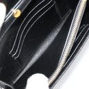 PRADA Shoulder Bag Safiano leather Black Gold Auth 182224V-9