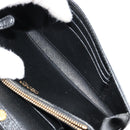 PRADA Shoulder Bag Safiano leather Black Gold Auth 182224V-25