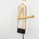 PRADA Shoulder Bag Safiano leather Black Gold Auth 182224V-26