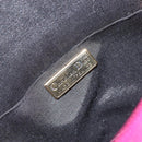 Christian Dior Chain Shoulder Bag Leather Pink Gold Auth 182225A-17