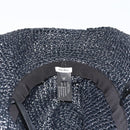 Miu Miu Hat Raffia M Black Auth 182226A-14