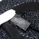 Miu Miu Hat Raffia M Black Auth 182226A-16