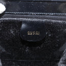 GUCCI Tote Bag Leather Black Gold Auth 182228-18