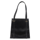 GUCCI Tote Bag Leather Black Gold Auth 182228-13
