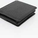 LOUIS VUITTON Epi Porte Monnaie Boite Münzbörse Schwarz M63692 LV Auth 182240V-16
