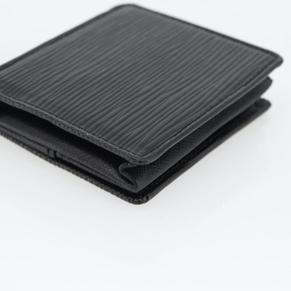 LOUIS VUITTON Epi Porte Monnaie Boite Münzbörse Schwarz M63692 LV Auth 182240V