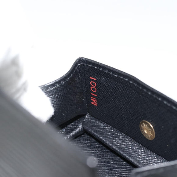 LOUIS VUITTON Epi Porte Monnaie Boite Münzbörse Schwarz M63692 LV Auth 182240V