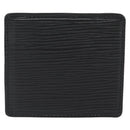 LOUIS VUITTON Epi Porte Monnaie Boite Münzbörse Schwarz M63692 LV Auth 182240V-2