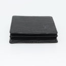 LOUIS VUITTON Epi Porte Monnaie Boite Münzbörse Schwarz M63692 LV Auth 182240V-6