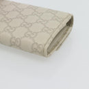 GUCCI GG Canvas Guccissima Lovely Heart Wallet Leather Ivory 251861 Auth 182242V-15