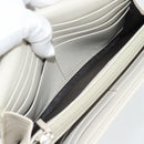 GUCCI GG Canvas Guccissima Lovely Heart Wallet Leather Ivory 251861 Auth 182242V-9