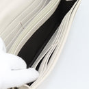 GUCCI GG Canvas Guccissima Lovely Heart Wallet Leather Ivory 251861 Auth 182242V-21
