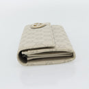 GUCCI GG Canvas Guccissima Lovely Heart Wallet Leather Ivory 251861 Auth 182242V-3