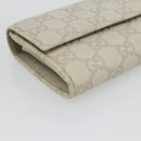 GUCCI GG Canvas Guccissima Lovely Heart Wallet Leather Ivory 251861 Auth 182242V-14