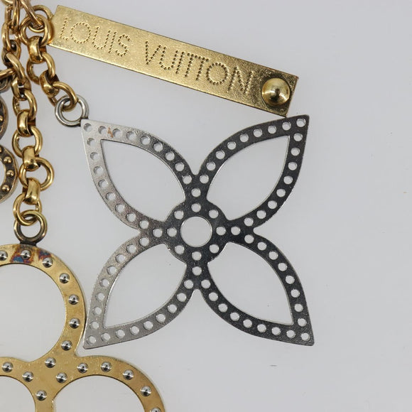 LOUIS VUITTON Bijou Sac Tapage Charm metaal Goud Zilver M65722 LV Auth 182244A