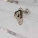 LOUIS VUITTON Monogram Love Message Mini Trunk plastic Clear M99079 Auth 182245-8