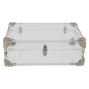LOUIS VUITTON Monogram Love Message Mini Trunk plastic Clear M99079 Auth 182245-13