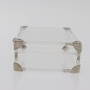 LOUIS VUITTON Monogram Love Message Mini Trunk plastic Clear M99079 Auth 182245-3