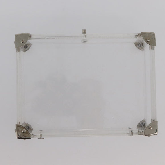 LOUIS VUITTON Monogram Love Message Mini Trunk plastic Clear M99079 Auth 182245