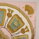 HERMES Carre 90 Scarf ""Poste et Cavalerie"" Silk Pink Auth 182247-4