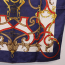 HERMES Carré 90 Tuch „L'INSTRVCTION DV ROY“ Seide Marineblau Orig. 182258-10