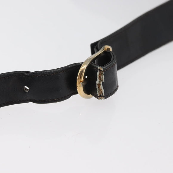 GUCCI Web Sherry Line Umhängetasche Leder Schwarz Gold Original 182260