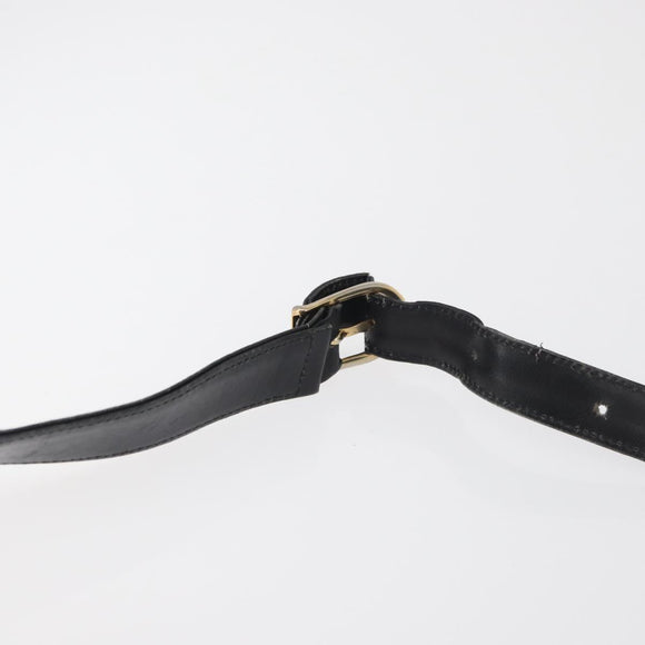 GUCCI Web Sherry Line Umhängetasche Leder Schwarz Gold Original 182260