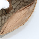 GUCCI GG Supreme Web Sherry Line Bag PVC Beige Gold 89 02 032 Auth 182261-22
