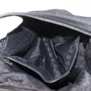 GUCCI Web Sherry Line Shoulder Bag Canvas Black Silver 01234 002058 Auth 182262-21