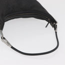 GUCCI Web Sherry Line Shoulder Bag Canvas Black Silver 01234 002058 Auth 182262-7