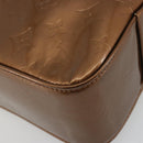 LOUIS VUITTON Monogram Vernis Columbus Tragetasche Bronze M91134 LV Auth 182266-13