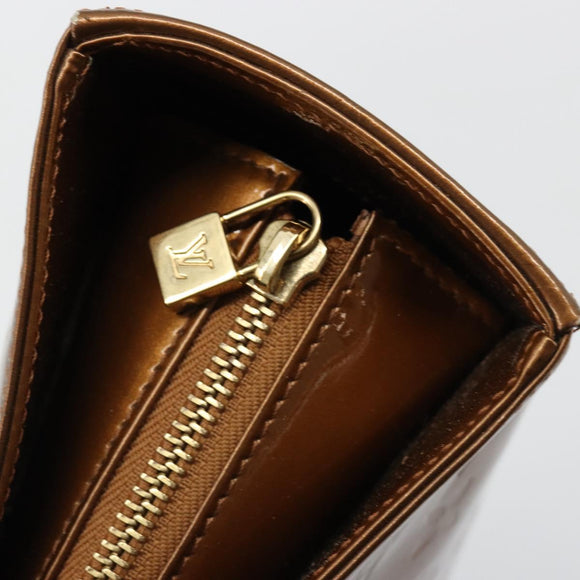 LOUIS VUITTON Monogram Vernis Columbus Tragetasche Bronze M91134 LV Auth 182266