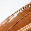 LOUIS VUITTON Monogram Vernis Columbus Tragetasche Bronze M91134 LV Auth 182266-16
